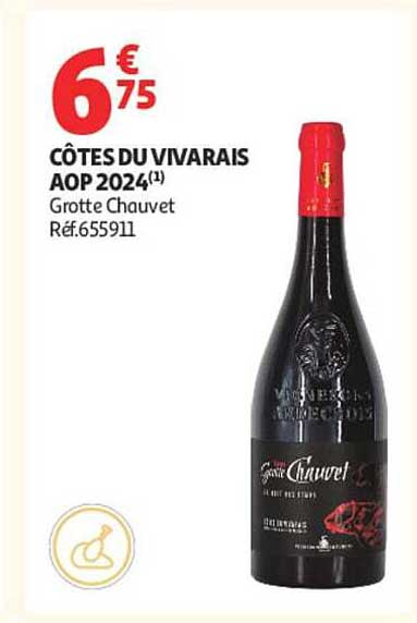 CÔTES DU VIVARAIS AOP 2024(1) Grotte Chauvet Réf.655911