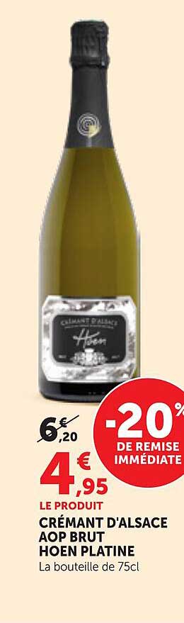 CRÉMANT D'ALSACE AOP BRUT HOEN PLATINE