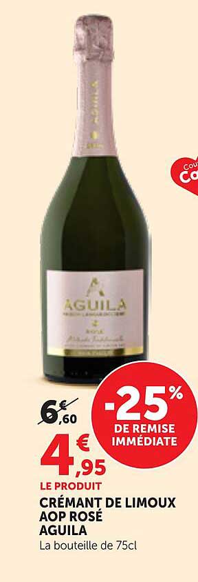 CRÉMANT DE LIMOUX AOP ROSÉ AGUILA