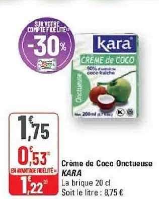 Crème de Coco Onctueuse KARA