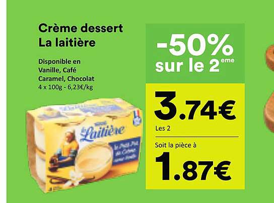 Crème dessert La Laitière