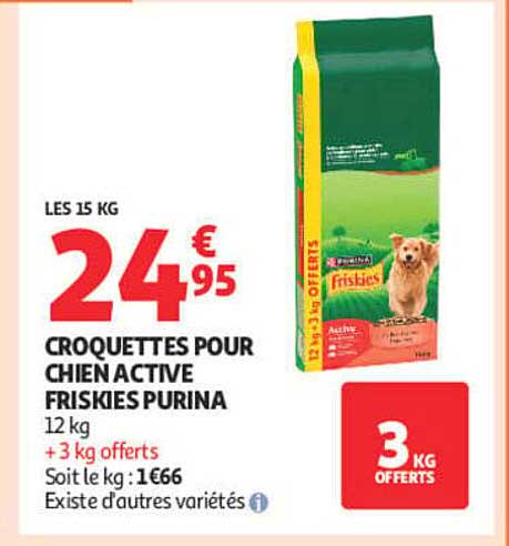 CROQUETTES POUR CHIEN ACTIVE FRISKIES PURINA