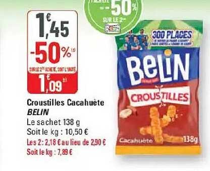 Croustilles Cacahuète BELIN