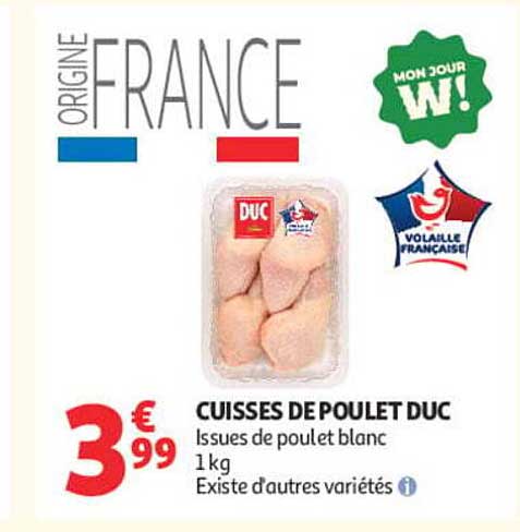 CUISSES DE POULET DUC