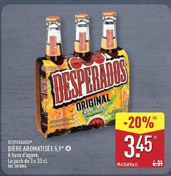 DESPERADOS® BIÈRE AROMATISÉE 5,9°