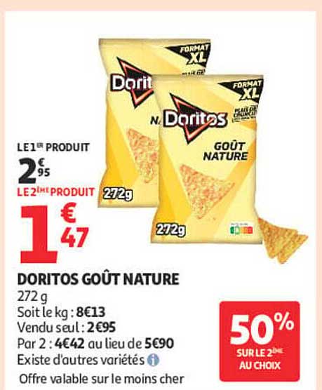 DORITOS GOÛT NATURE