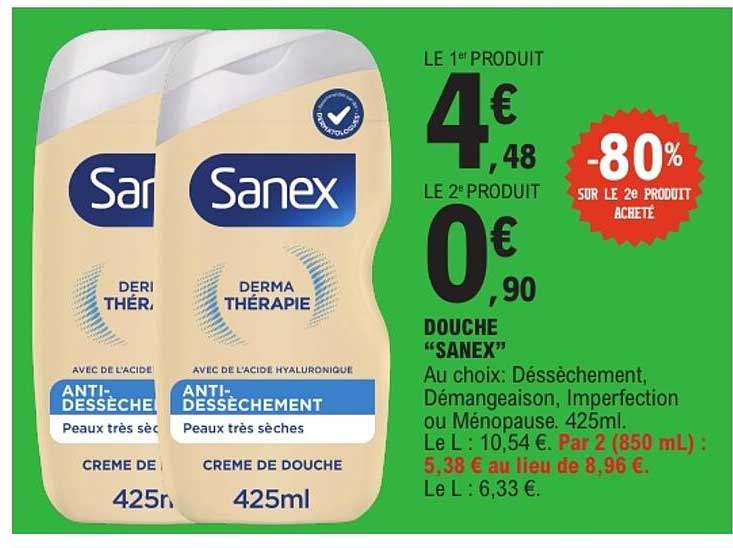 DOUCHE “SANEX”