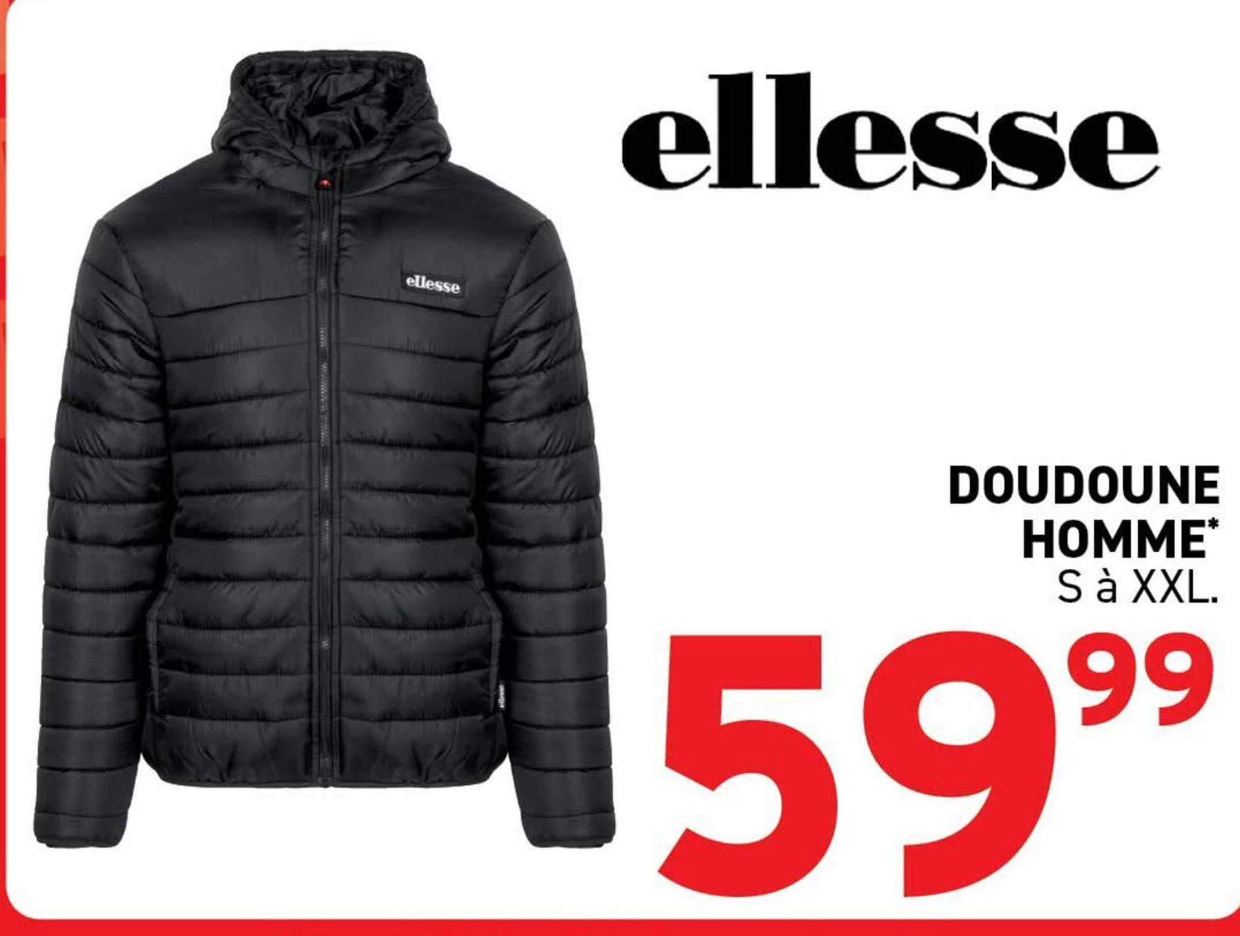Doudoune homme* S à XXL.