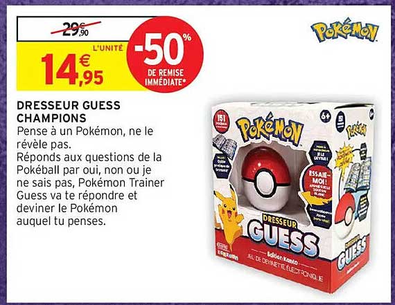 DRESSEUR GUESS CHAMPIONS
