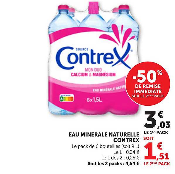 EAU MINÉRALE NATURELLE CONTREX
