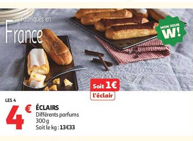 ÉCLAIRS Différents parfums 300 g