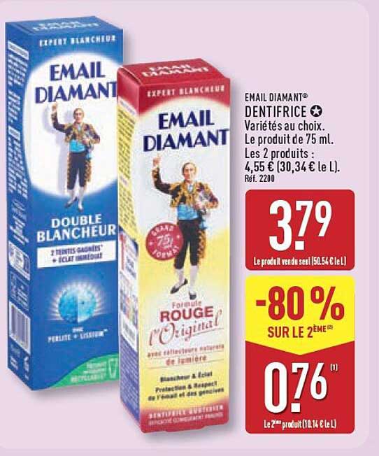 EMAIL DIAMANT® DENTIFRICE
