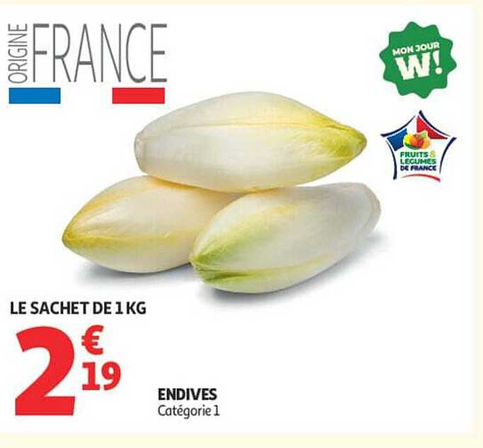 ENDIVES Catégorie 1