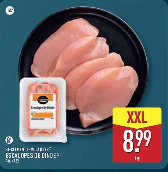 ESCALOPES DE DINDE