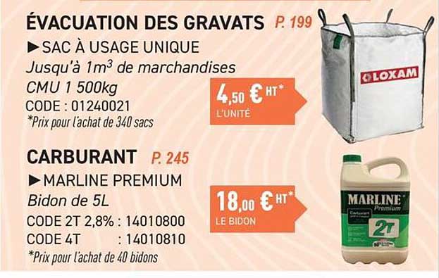 ÉVACUATION DES GRAVATS