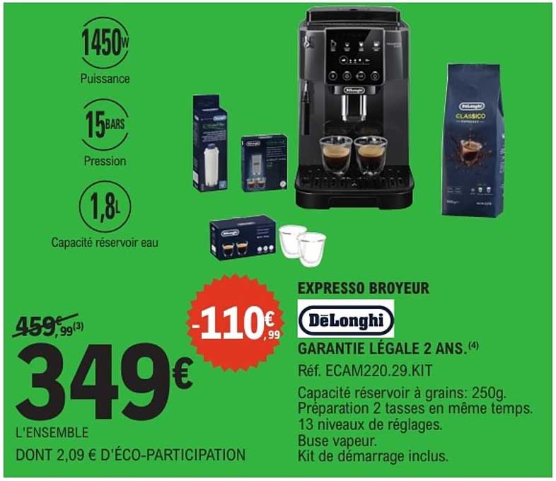 EXPRESSO BROYEUR DeLonghi