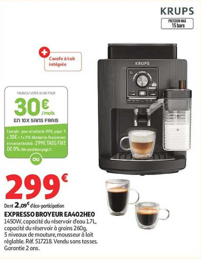 EXPRESSO BROYEUR EA402HE0