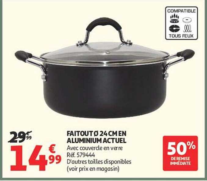 FAITOUT Ø 24 CM EN ALUMINIUM ACTUEL