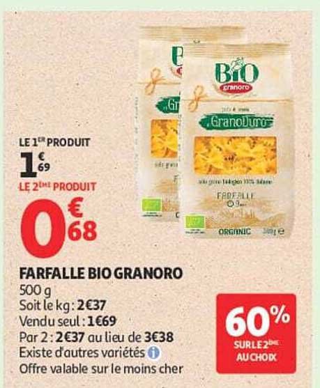 FARFALLE BIO GRANORO