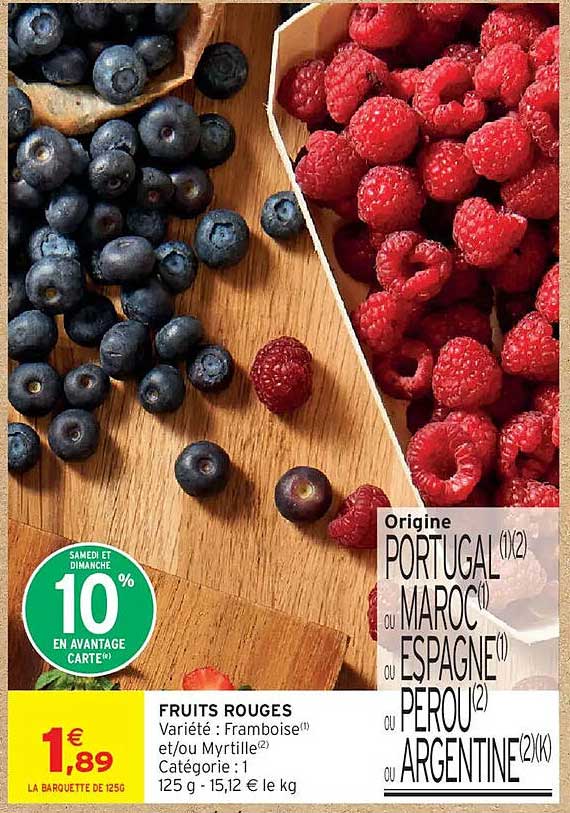 FRUITS ROUGES