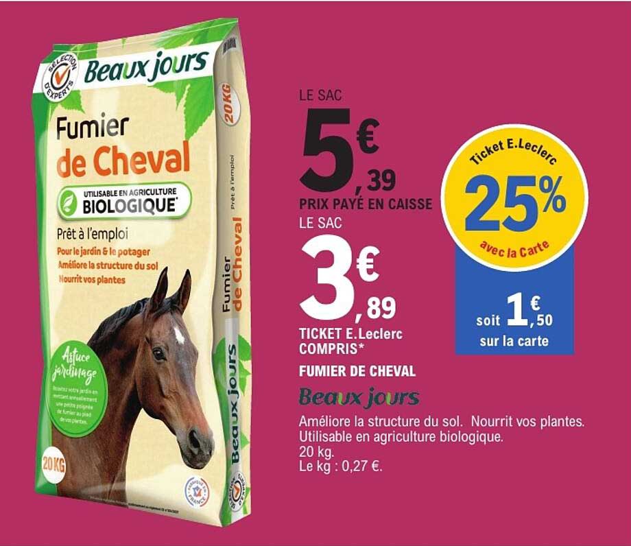 Fumier de cheval