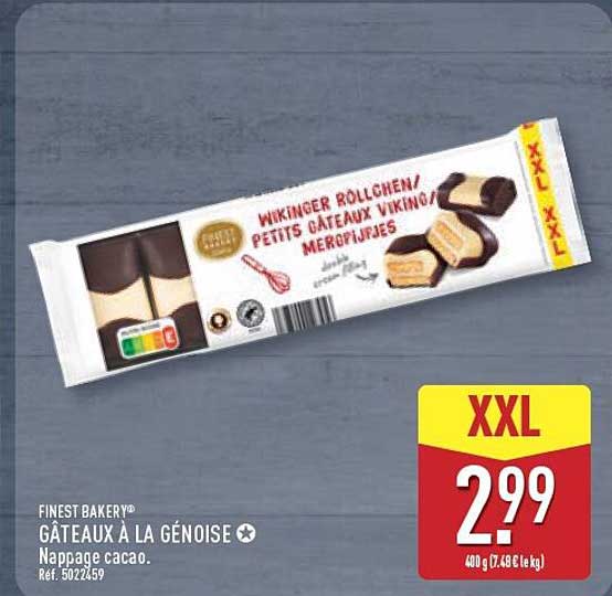 GÂTEAUX À LA GENOISE