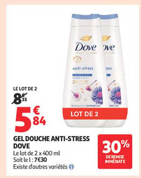 GEL DOUCHE ANTI-STRESS DOVE