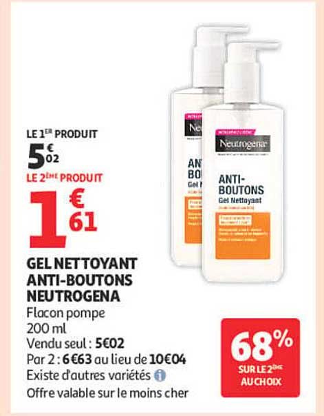 GEL NETTOYANT ANTI-BOUTONS NEUTROGENA