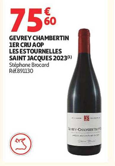 GEVREY CHAMBERTIN 1ER CRU AOP LES ESTOURNELLES SAINT JACQUES 2023(1)