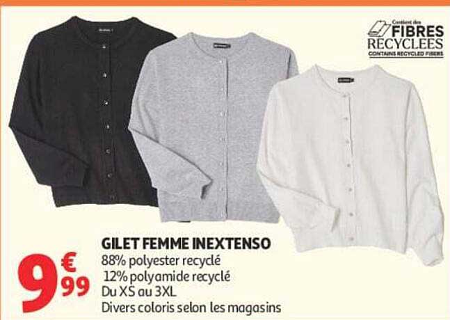 GILET FEMME INEXTENSO