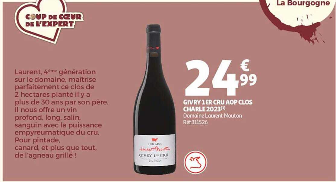 GIVRY 1ER CRU AOP CLOS CHARLE 2023