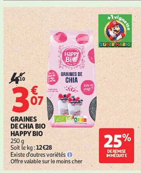 GRAINES DE CHIA BIO HAPPY BIO
