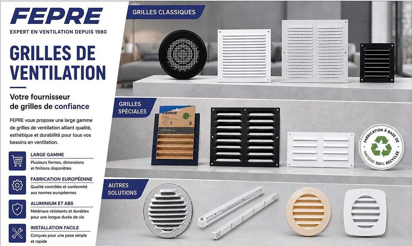 GRILLES DE VENTILATION