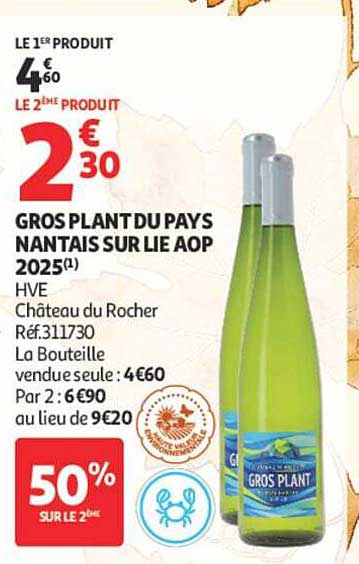 GROS PLANT DU PAYS NANTAIS SUR LIE AOP 2025