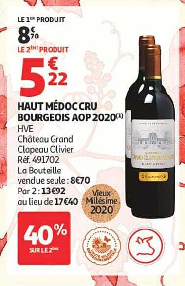HAUT MÉDOC CRU BOURGEOIS AOP 2020(1)