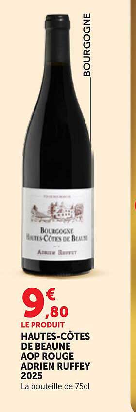 HAUTES-CÔTES DE BEAUNE AOP ROUGE ADRIEN RUFFEY 2025