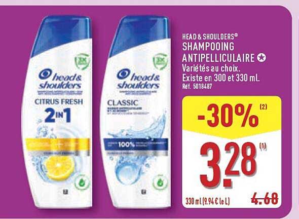 HEAD & SHOULDERS® SHAMPOOING ANTIPELLICULAIRE
