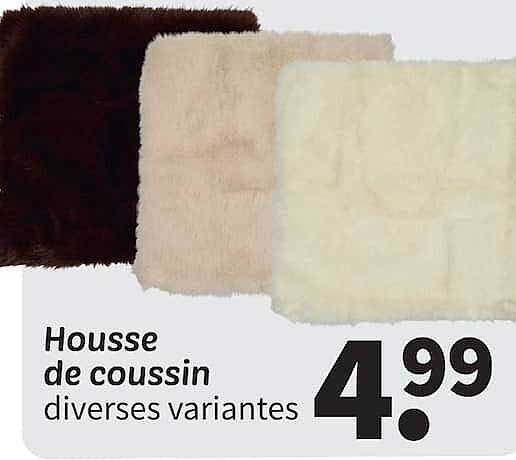 Housse de coussin diverses variantes