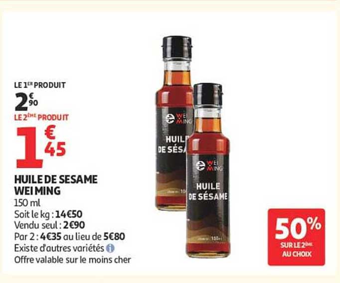 HUILE DE SESAME WEI MING