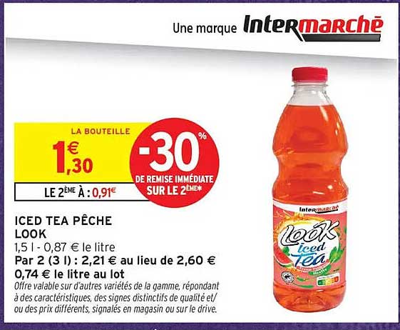 ICED TEA PÊCHE LOOK