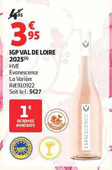IGP VAL DE LOIRE 2025(2) HVE Evanescence La Varière Réf.910922