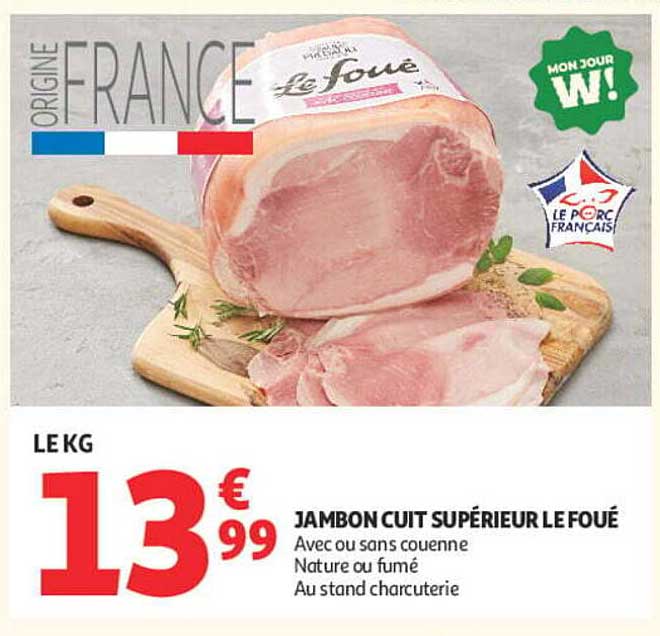 JAMBON CUIT SUPÉRIEUR LE FOUÉ