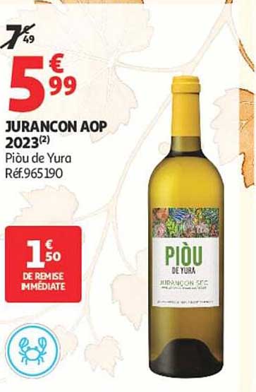 JURANCON AOP 2023(2) Piou de Yura Réf.965190