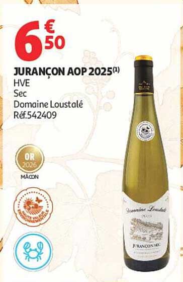JURANÇON AOP 2025(1) HVE Sec Domaine Loustalé Ref.542409