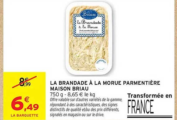 LA BRANDADE À LA MORUE PARMENTIÈRE MAISON BRAIU