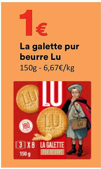 La galette pur beurre Lu