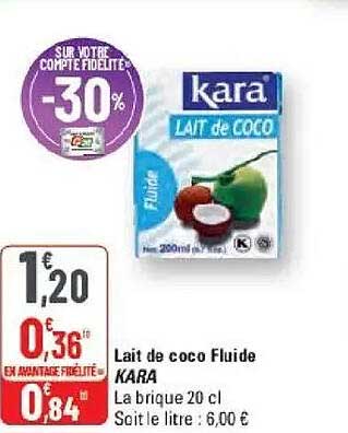 Lait de coco Fluide KARA