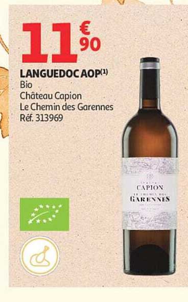 LANGUEDOC AOP(1) Bio Château Capion Le Chemin des Garennes Réf. 313969
