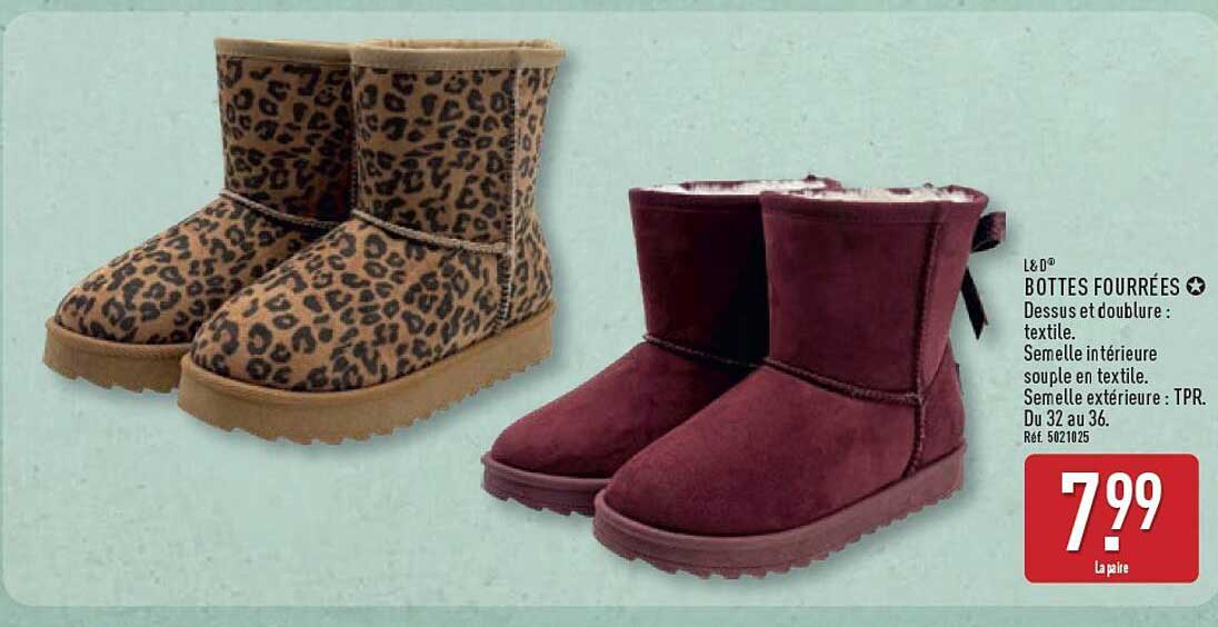 L&D BOTTES FOURRÉES