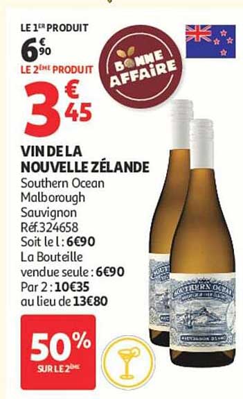 LE 1ER PRODUIT 6€90 LE 2ÈME PRODUIT 3€45